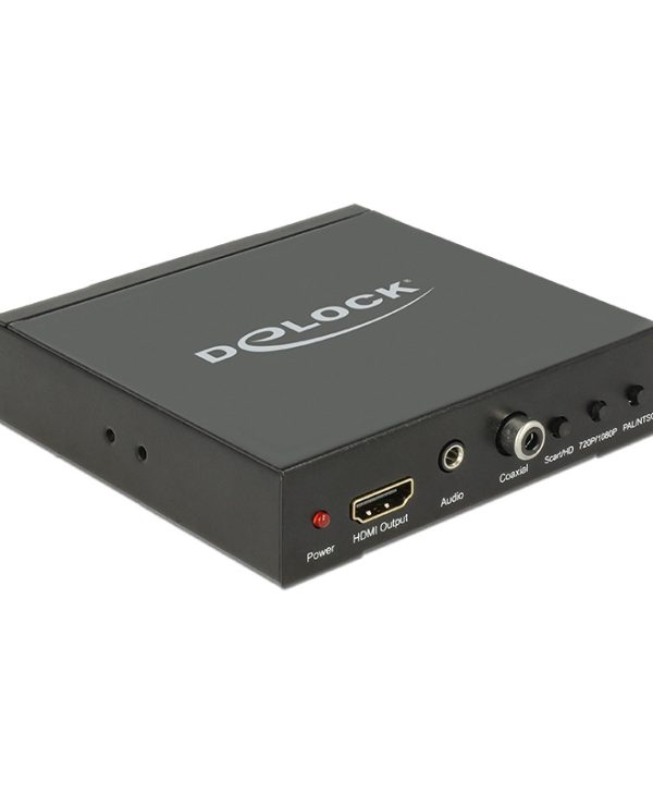 Delock Converter Scart/HDMI To HDMI With Scaler 62783