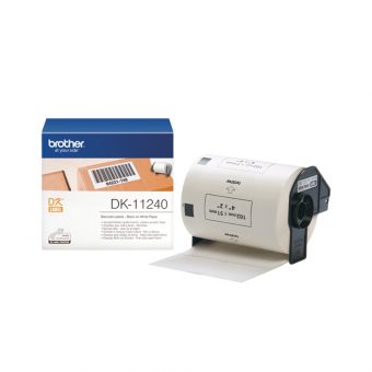 Brother Black on White Label Roll 10.2 x 5.1cm DK-11240