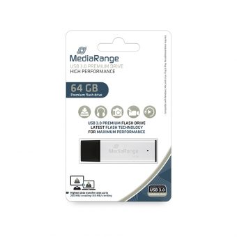 MediarRange High Performance 64GB USB 3.0 Flash Drive MR1901