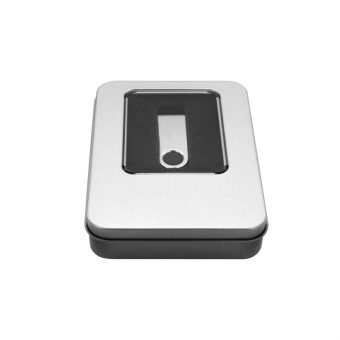 MediaRange Aluminium Storage Box For USB Flash Drives Silver MRBOX902