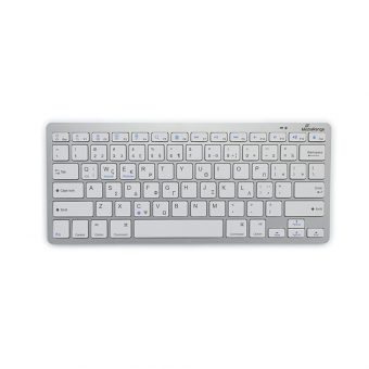 MediaRange Compact Size Ultra Flat Keys Bluetooth Keyboard Silver MROS132-GR