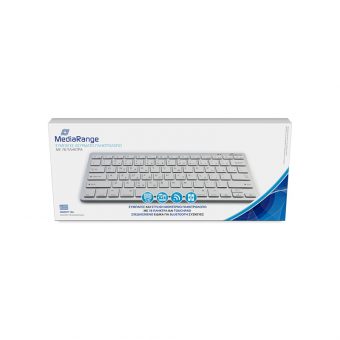 MediaRange Compact Size Ultra Flat Keys Bluetooth Keyboard Silver MROS132-GR - Image 3
