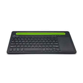 MediaRange Rechargable Multi-Device Bluetooth Keyboard With Touchpad/Tablet Slot Black MROS131-GR - Image 2