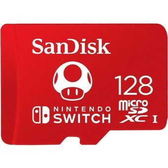 SanDisk MicroSDXC 128GB Memory Card For Nintendo Switch SDSQXAO-128G-GNCZN