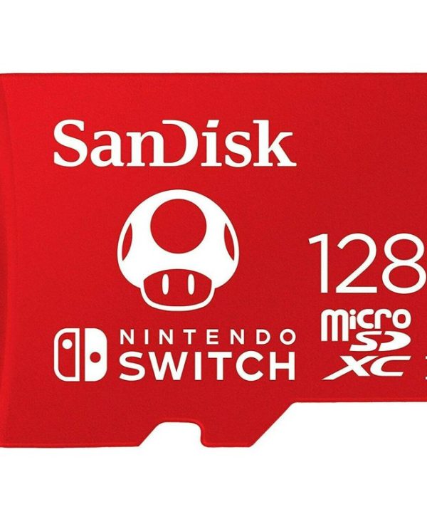 SanDisk MicroSDXC 128GB Memory Card For Nintendo Switch SDSQXAO-128G-GNCZN