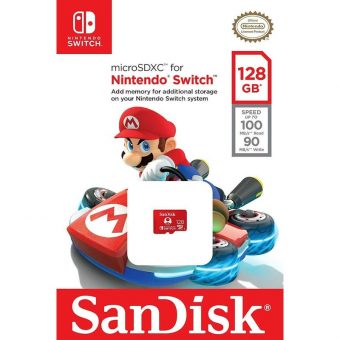 SanDisk MicroSDXC 128GB Memory Card For Nintendo Switch SDSQXAO-128G-GNCZN - Image 2