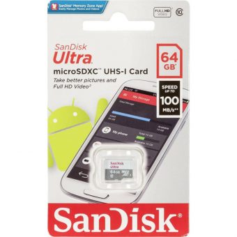 SanDisk Ultra MicroSDXC 64GB UHS-I U1 A1 SDSQUNR-064G-GN3MN - Image 2