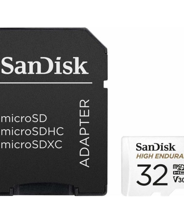 SanDisk High Endurance MicroSDXC 32GB UHS-I U3 V30 With Adapter SDSQQNR-032G-GN6IA