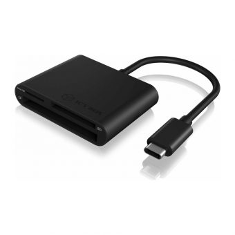 RaidSonic Icy Box IB-CR301-C3 USB 3.0 Type-C Multi-Card Reader Black