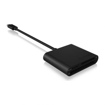 RaidSonic Icy Box IB-CR301-C3 USB 3.0 Type-C Multi-Card Reader Black - Image 3