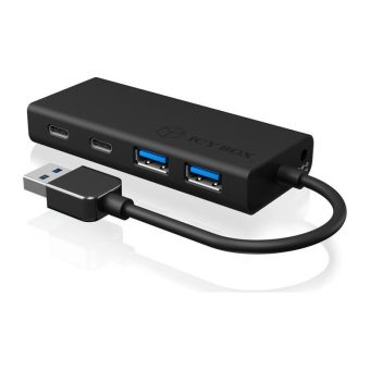 RaidSonic Icy Box IB-HUB1426-U3 USB 3.0 Hub Black