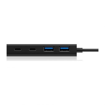 RaidSonic Icy Box IB-HUB1426-U3 USB 3.0 Hub Black - Image 4