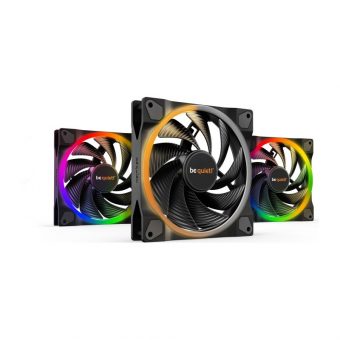 Be Quiet! Light Wings 140mm ARGB PWM High-Speed 3-Pack With Hub BL079