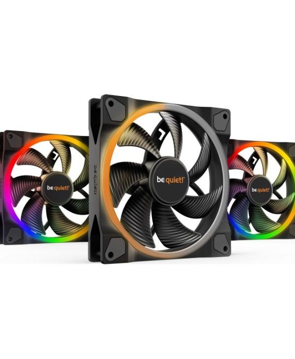 Be Quiet! Light Wings 140mm ARGB PWM 3-Pack With Hub BL078
