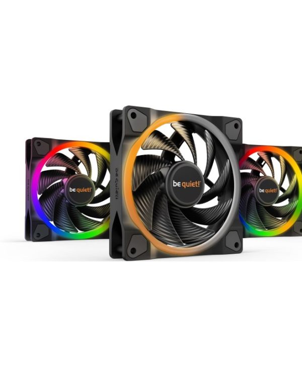 Be Quiet! Light Wings 120mm ARGB PWM High-Speed 3-Pack With Hub BL077