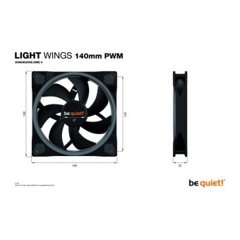 Be Quiet! Light Wings 140mm ARGB PWM BL074 - Image 6