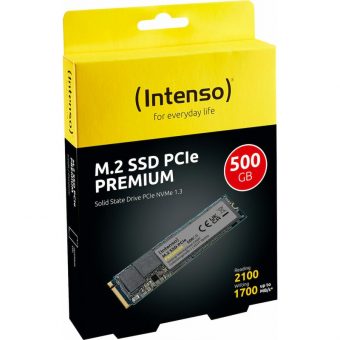 Intenso Premium SSD 500GB M.2 2280 NVMe PCIe Gen.3x4 3835450 - Image 2