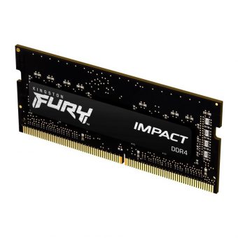 Kingston Fury Impact 16GB (2x8GB) 3200MHz DDR4 SO-DIMM Black KF432S20IBK2/16 - Image 3