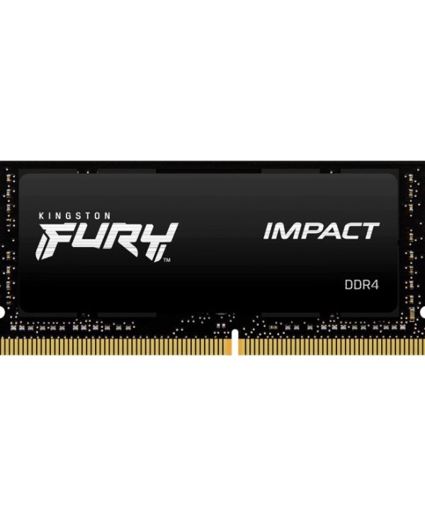 Kingston Fury Impact 32GB 3200 MHz DDR4 SO-DIMM Black KF432S20IB/32