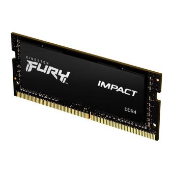 Kingston Fury Impact 32GB 3200 MHz DDR4 SO-DIMM Black KF432S20IB/32 - Image 2