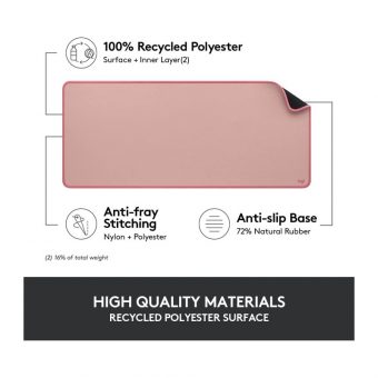 Logitech Studio Series Dark Rose DeskMat 956-000053 - Image 2