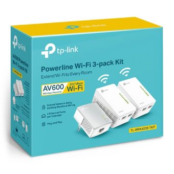 TP-Link AV600 Powerline Wi-Fi 3-Pack Kit TL-WPA4220 TKIT v5 - Image 7