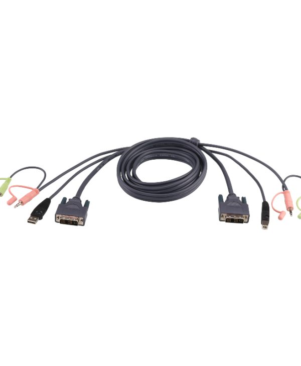 Aten 2L-7D05U USB/DVI-D Single Link KVM Cable 5.0m