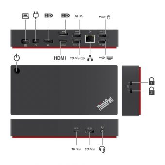 Lenovo ThinkPad Universal USB-C Dock 40AY0090EU - Image 2