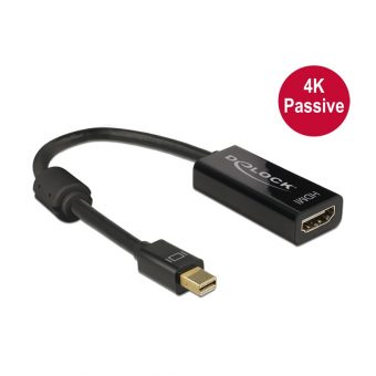 Delock Adapter Mini Display Port Male to HDMI Female 4K Passive 62613 - Image 2