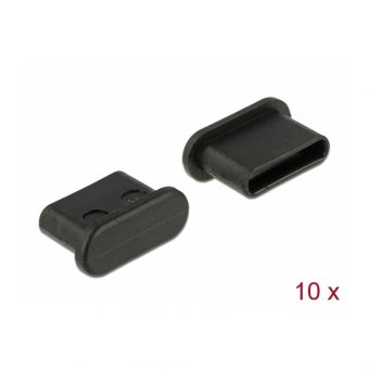 Delock Dust Cover For USB-C Ports 10-Pcs 64014
