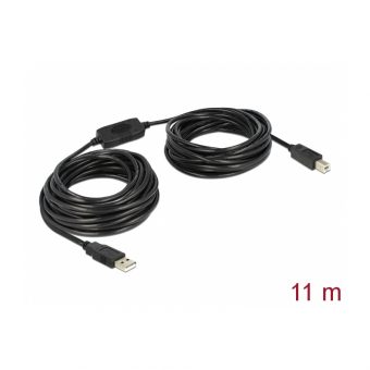 Delock Repeater cable USB 2.0 Type-A to Type-B 11m 82915
