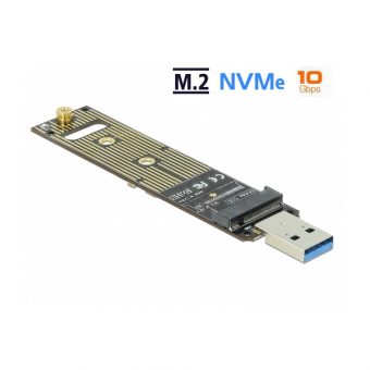 Delock Adapter M.2 NVMe PCIe To USB-A 3.1 64069