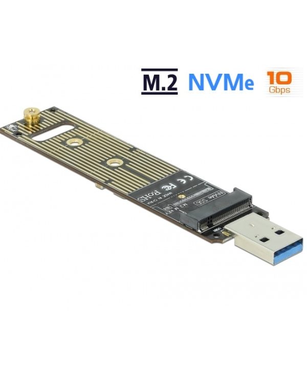 Delock Adapter M.2 NVMe PCIe To USB-A 3.1 64069