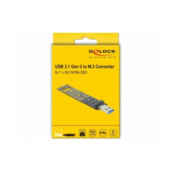 Delock Adapter M.2 NVMe PCIe To USB-A 3.1 64069 - Image 4