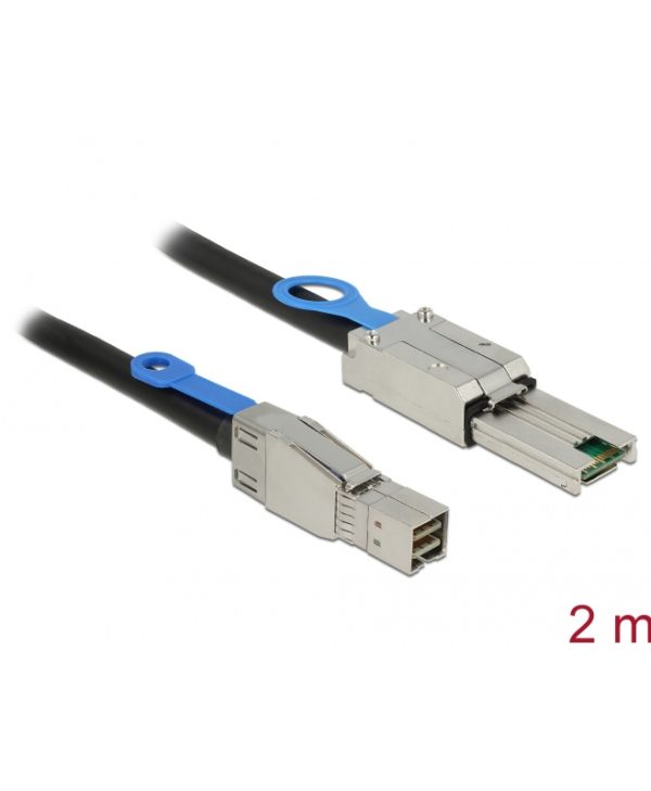 Delock Cable mini SAS HD SFF-8644 to mini SFF-8088 26pin 2m 83572