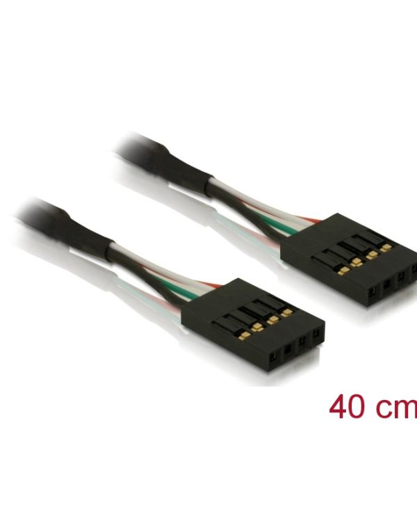 Delock Cable USB 2.0 4-Pin Header F/F 0.4cm 82426