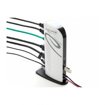 Delock Docking Station Dual HDMI FHD/USB 3.2/LAN White 87771 - Image 4