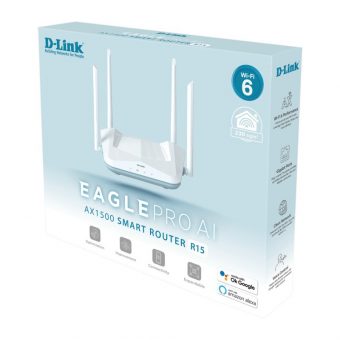 D-Link Eagle Pro AI AX1500 Wi-Fi 6 Smart Router R15 - Image 5