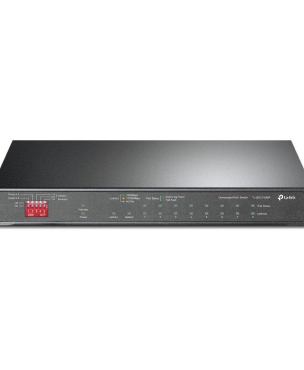TP-Link TL-SG1210MP 10-Port Gigabit PoE+ 123W Switch