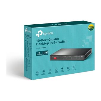 TP-Link TL-SG1210MP 10-Port Gigabit PoE+ 123W Switch - Image 4