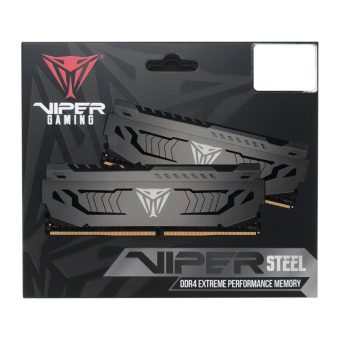 Patriot Viper Steel Series 64GB (2x32GB) 3200MHz C16 DDR4 Grey PVS464G320C6K