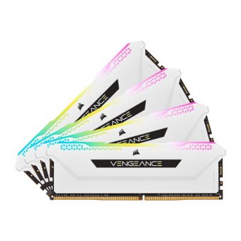 Corsair Vengeance RGB Pro SL 64GB (4x16GB) 3200MHz C16 DDR4 White CMH64GX4M4E3200C16W - Image 2