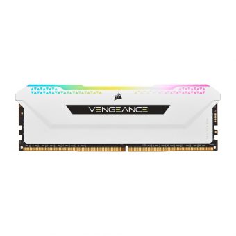 Corsair Vengeance RGB Pro SL 64GB (4x16GB) 3200MHz C16 DDR4 White CMH64GX4M4E3200C16W - Image 3