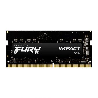 Kingston FURY Impact 16 GB 3200 MHz C20 1R DDR4 SO-DIMM Black KF432S20IB/16