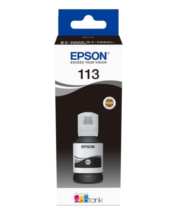 Epson EcoTank 113 Black Ink Bottle 140ml C13T06B140