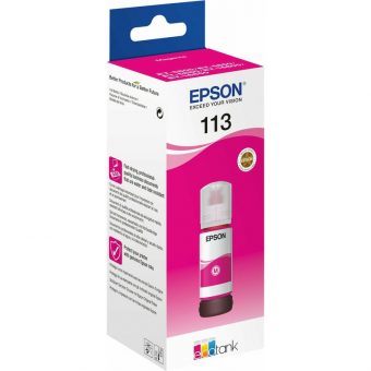 Epson EcoTank 113 Magenta Ink Bottle 70ml C13T06B340 - Image 2