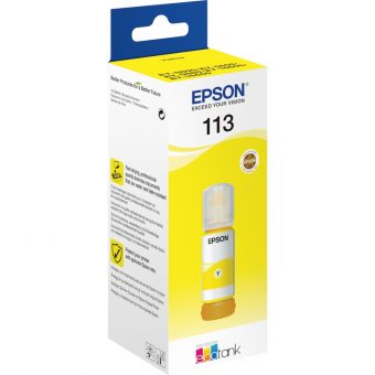 Epson EcoTank 113 Yellow Ink Bottle 70ml C13T06B440 - Image 2