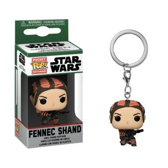 Funko Pop! Star Wars: The Book of Bobba Fett - Fennec Shand Vinyl Figure Keychain 889698610506