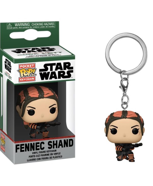 Funko Pop! Star Wars: The Book of Bobba Fett - Fennec Shand Vinyl Figure Keychain 889698610506