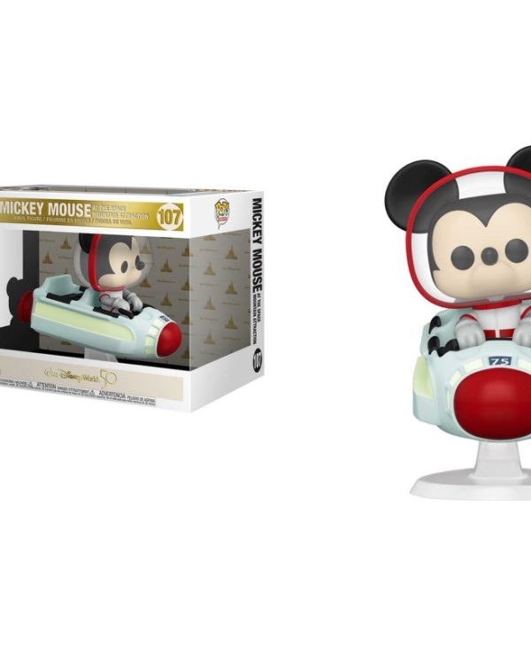 Funko Pop! Rides: Walt Disney World 50 - Mickey Mouse at the Space Mountain Attraction #107 Vinyl Figure 889698453431
